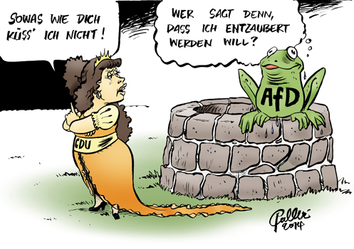 AfD-Frosch © Paolo Calleri