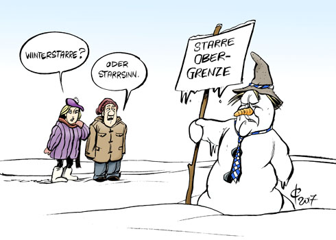Starre Obergrenze © Paolo Calleri