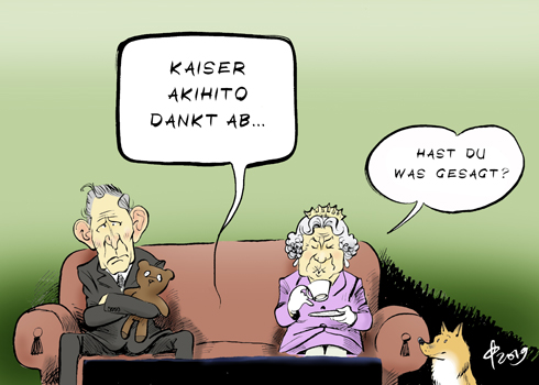 Kaiser Akihito dankt ab � Paolo Calleri