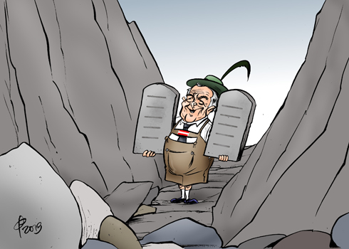 Moser und die zehn Migrantengebote � Paolo Calleri