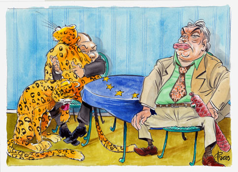 EU-Katzentisch  Paolo Calleri