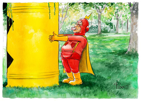 Radioactive "Was-interessiert-mich-mein-Geschw&auml;tz-von-gestern" Man � Paolo Calleri