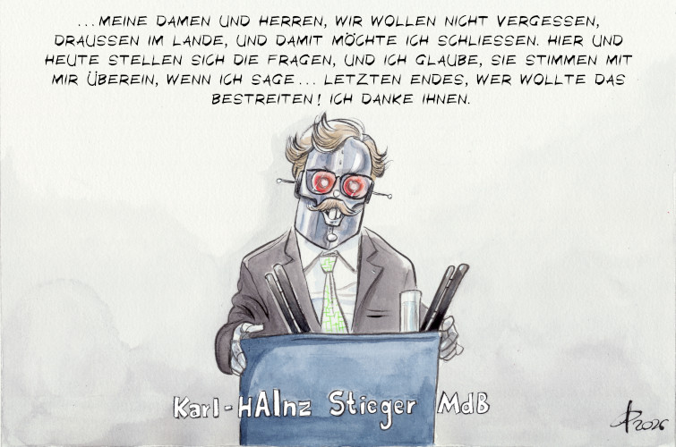Die Politikerrede - Frei nach Loriot � Paolo Calleri
